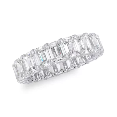 U-Prong Emerald-Cut Lab Diamond Eternity Band (5.00ct. tw.)