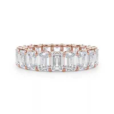U-Prong Emerald-Cut Diamond Eternity Band (5.00ct. tw.)