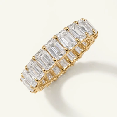 U-Prong Emerald-Cut Diamond Eternity Band (5.00ct. tw.)