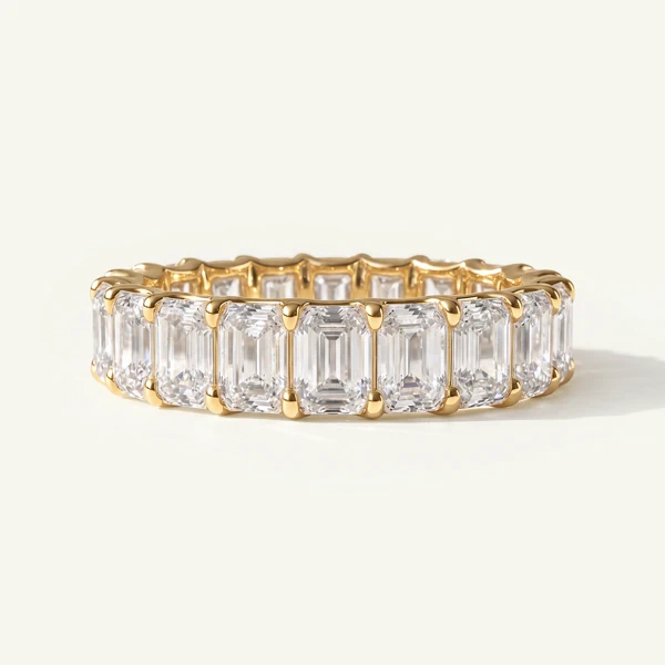U-Prong Emerald-Cut Diamond Eternity Band (5.00ct. tw.)