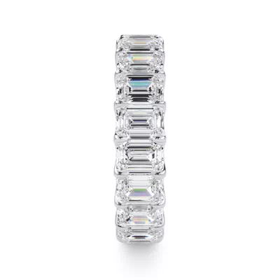 U-Prong Emerald-Cut Diamond Eternity Band (5.00ct. tw.)