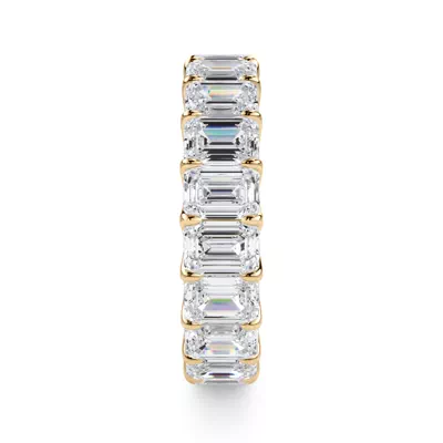 U-Prong Emerald-Cut Diamond Eternity Band (5.00ct. tw.)