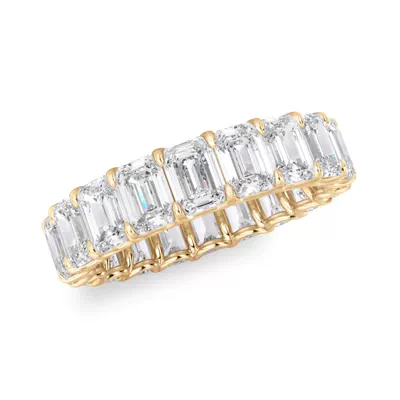 U-Prong Emerald-Cut Diamond Eternity Band (5.00ct. tw.)