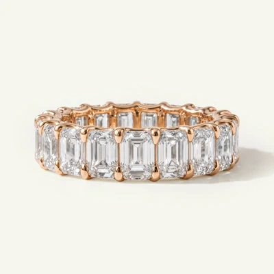 U-Prong Emerald-Cut Lab Diamond Eternity Band (6.00ct. tw.)