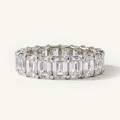 U-Prong Emerald-Cut Lab Diamond Eternity Band (6.00ct. tw.)
