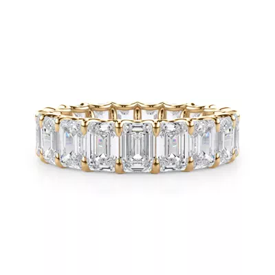 U-Prong Emerald-Cut Lab Diamond Eternity Band (6.00ct. tw.)