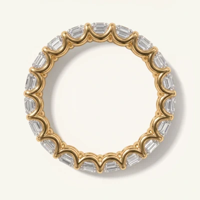 U-Prong Emerald-Cut Diamond Eternity Band (6.00ct. tw.)