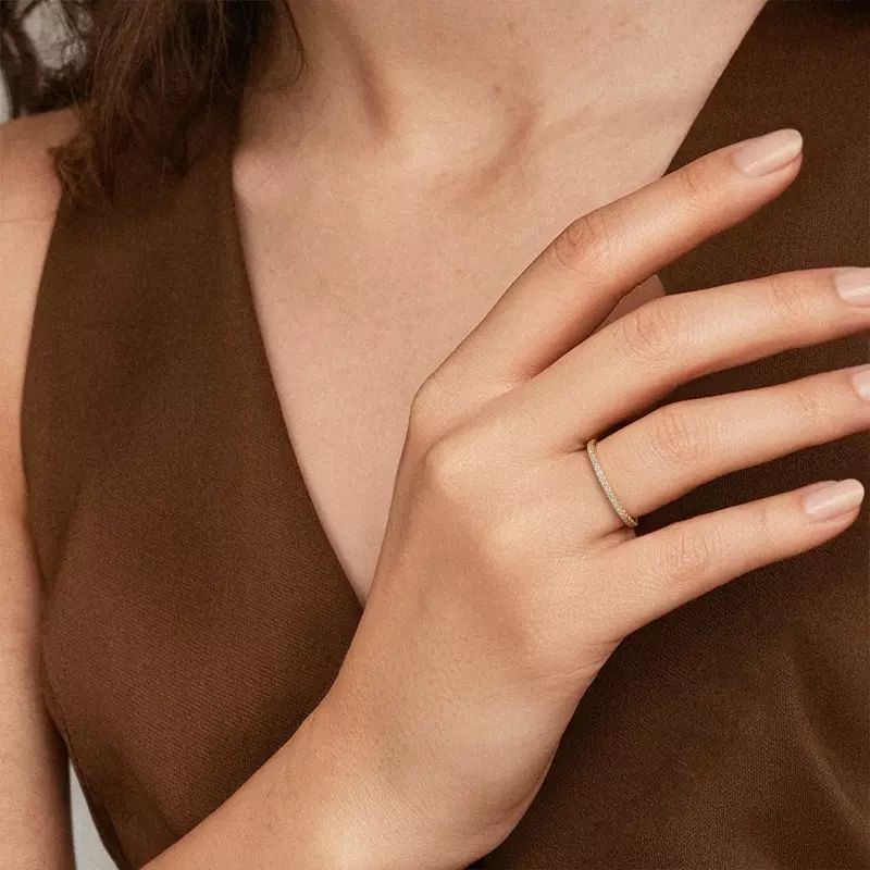 18K Rose Gold Shared Prong Lab Eternity Band (.33ct. tw.)