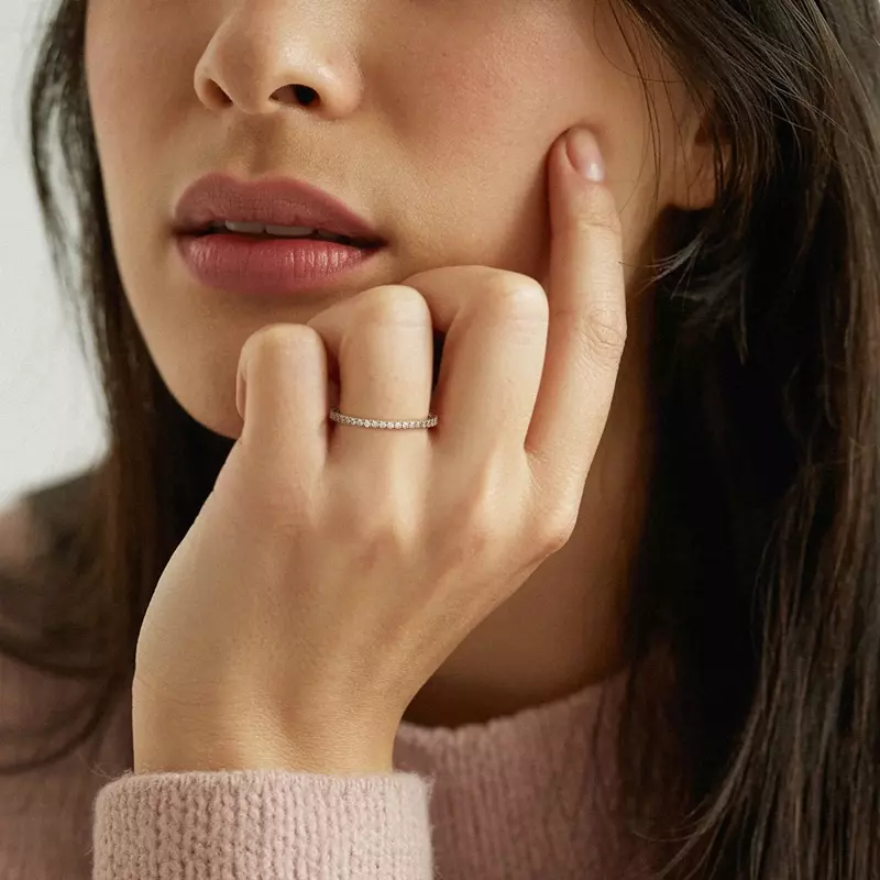 14K Yellow Gold Classic Lab Eternity Band (.33ct. tw.)
