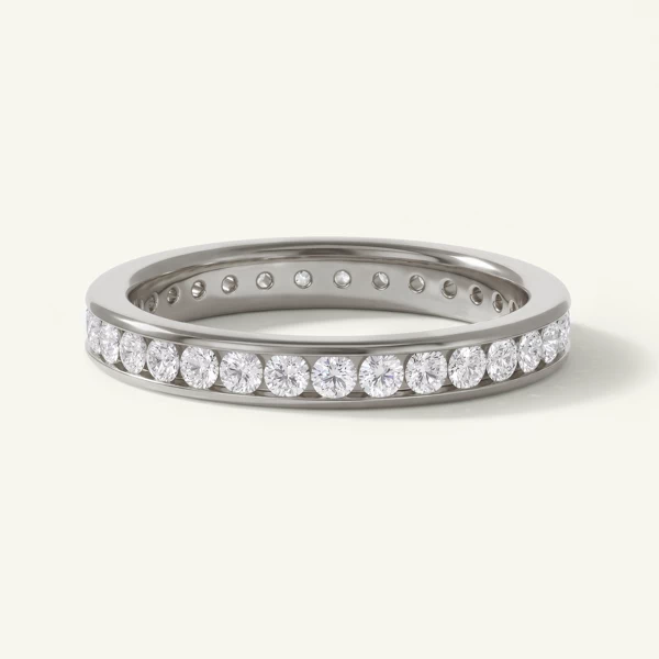 Women’s Wedding Ring Channel-Set Lab Eternity Band (1.00ct. tw.)