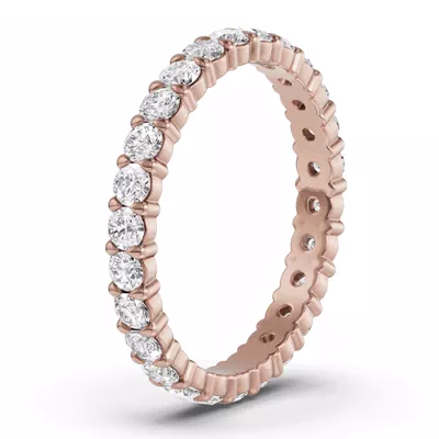 Sculpted Lab Diamond Eternity Ring (1.00ct. tw.)