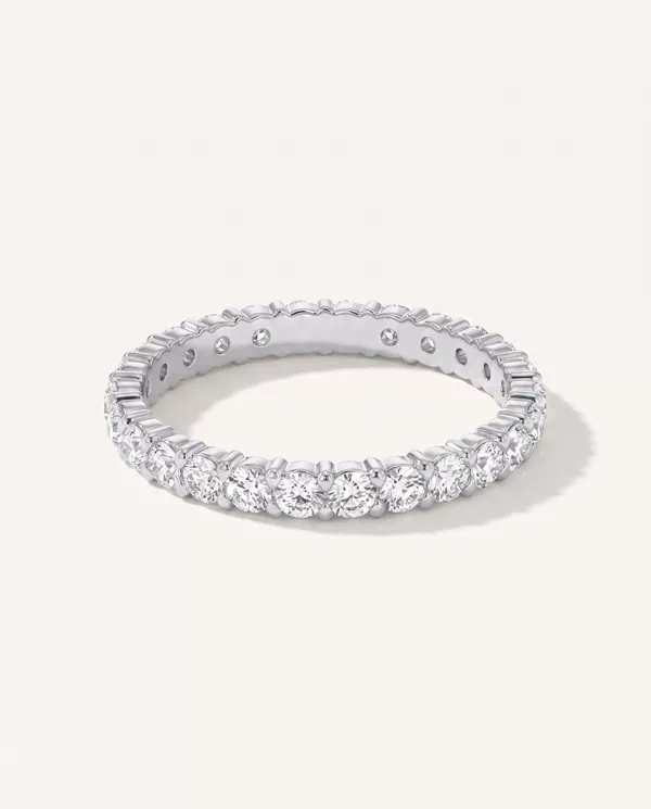 Women’s Wedding Ring Sculpted Lab Diamond Eternity (1.00ct. tw.)