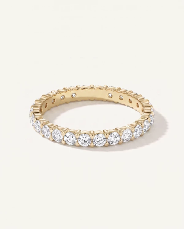 Women’s Wedding Ring Sculpted Lab Diamond Eternity (1.00ct. tw.)