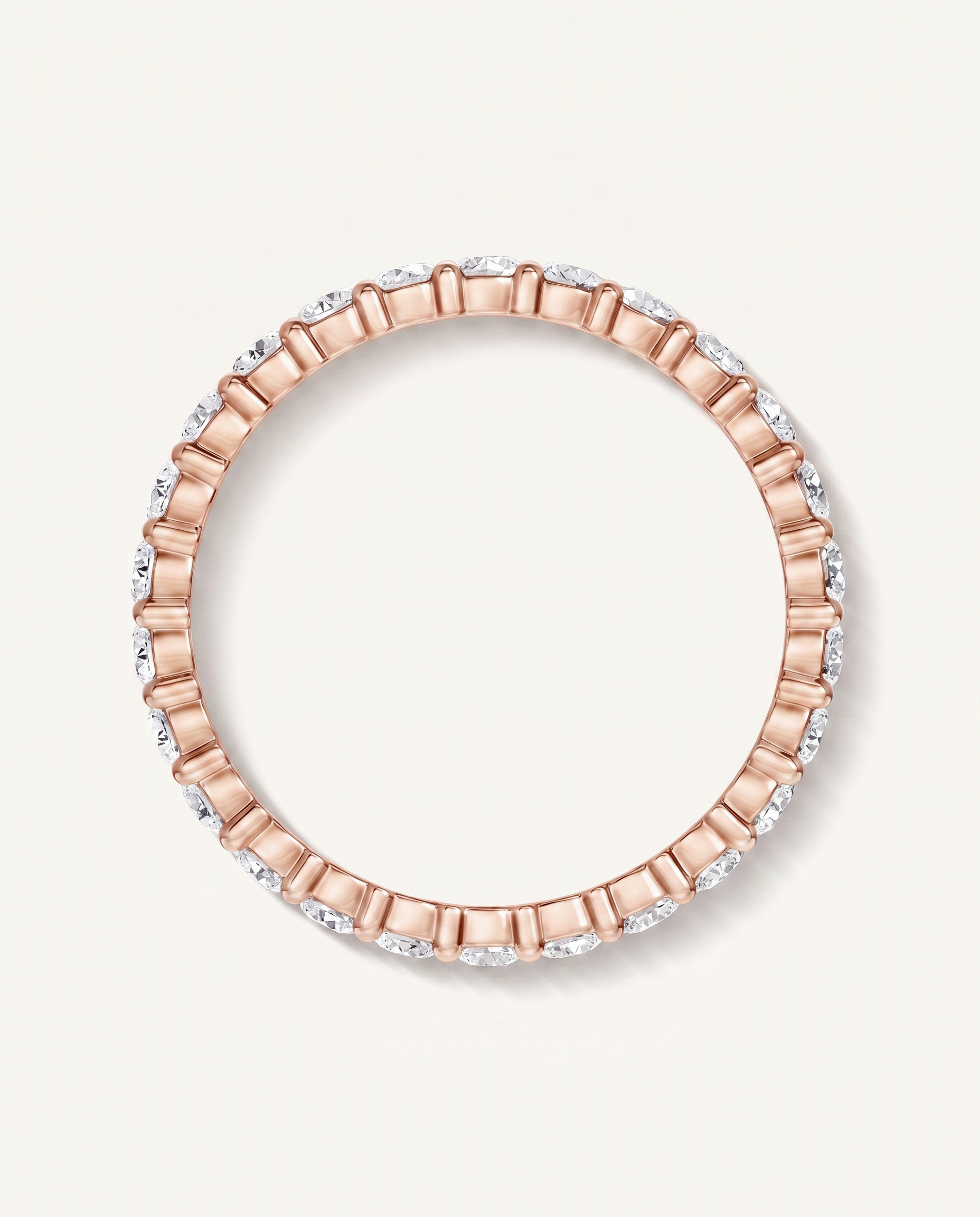 Sculpted Lab Diamond Eternity Ring (1.00ct. tw.)