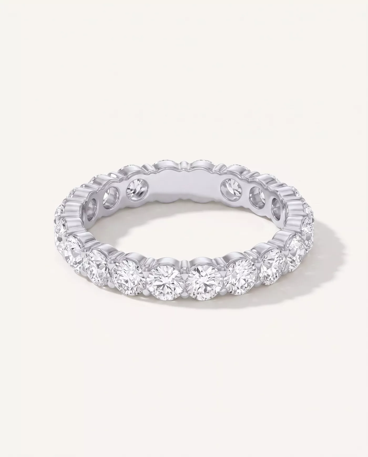 Sculpted Lab Diamond Eternity Ring (2.00ct. tw.)