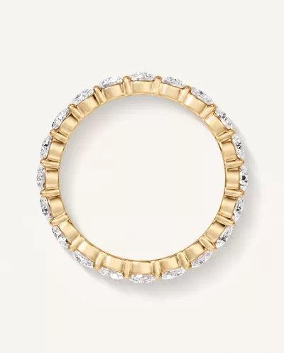 Sculpted Lab Diamond Eternity Ring (2.00ct. tw.)