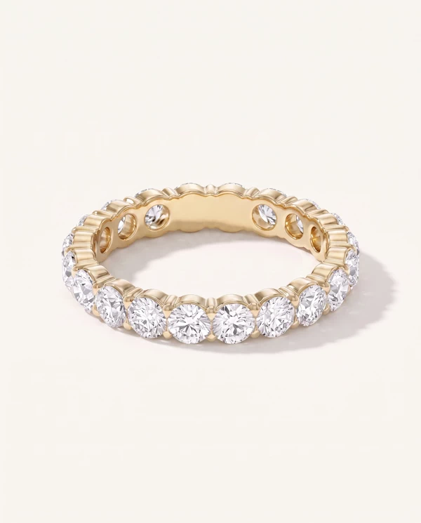 Women’s Wedding Ring Sculpted Lab Diamond Eternity (2.00ct. tw.)