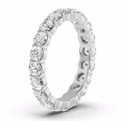 Sculpted Lab Diamond Eternity Ring (2.00ct. tw.)