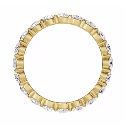 Sculpted Lab Diamond Eternity Ring (2.00ct. tw.)