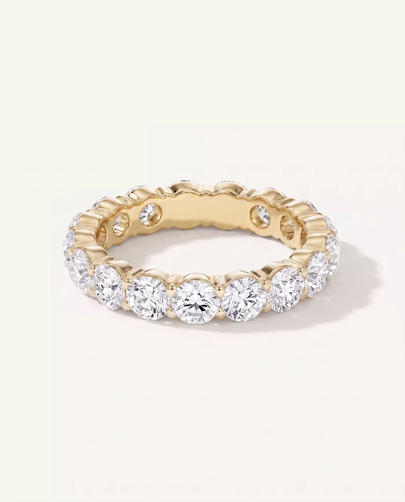 Sculpted Lab Diamond Eternity Ring (3.00ct. tw.)