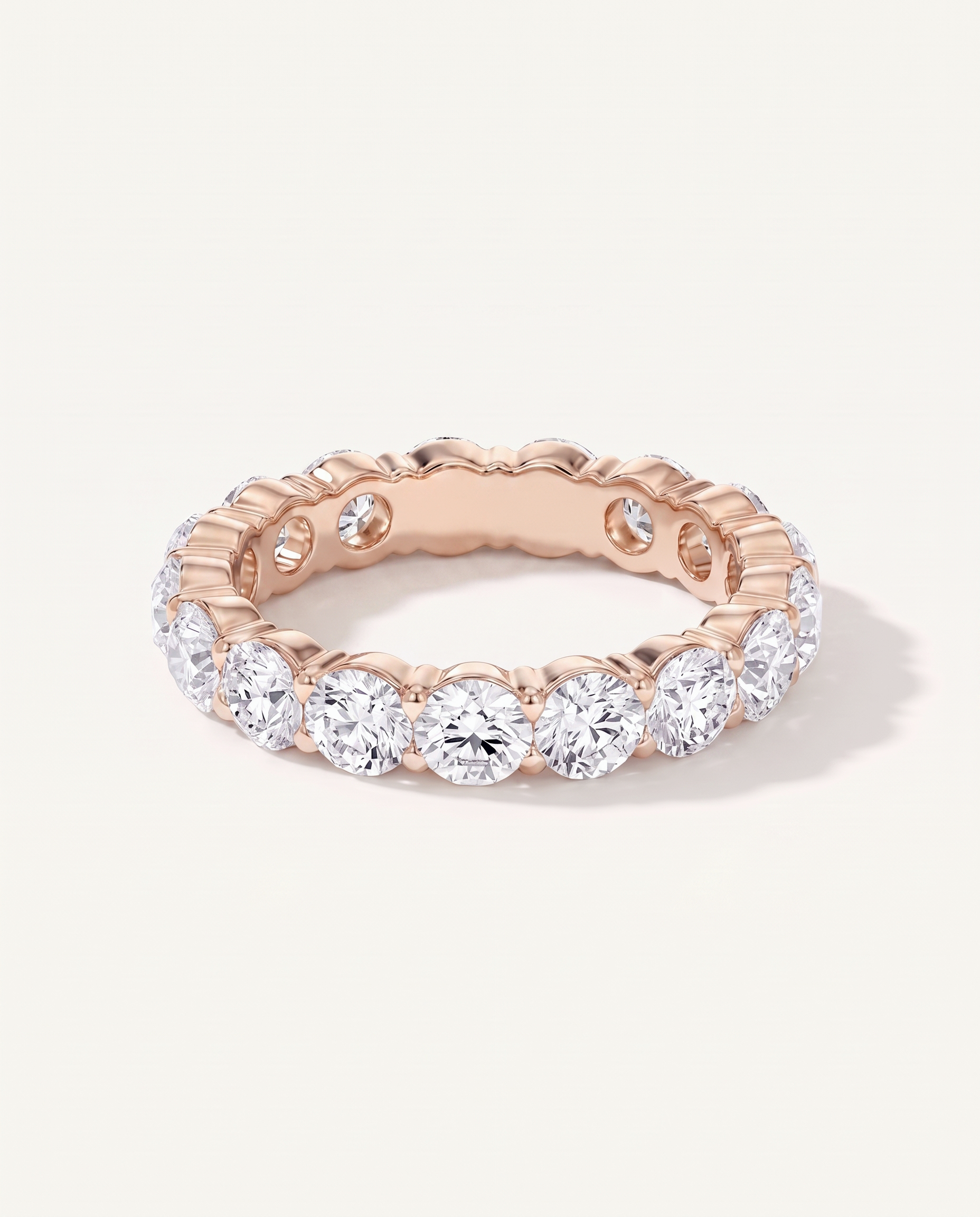 Sculpted Lab Diamond Eternity Ring (3.00ct. tw.)