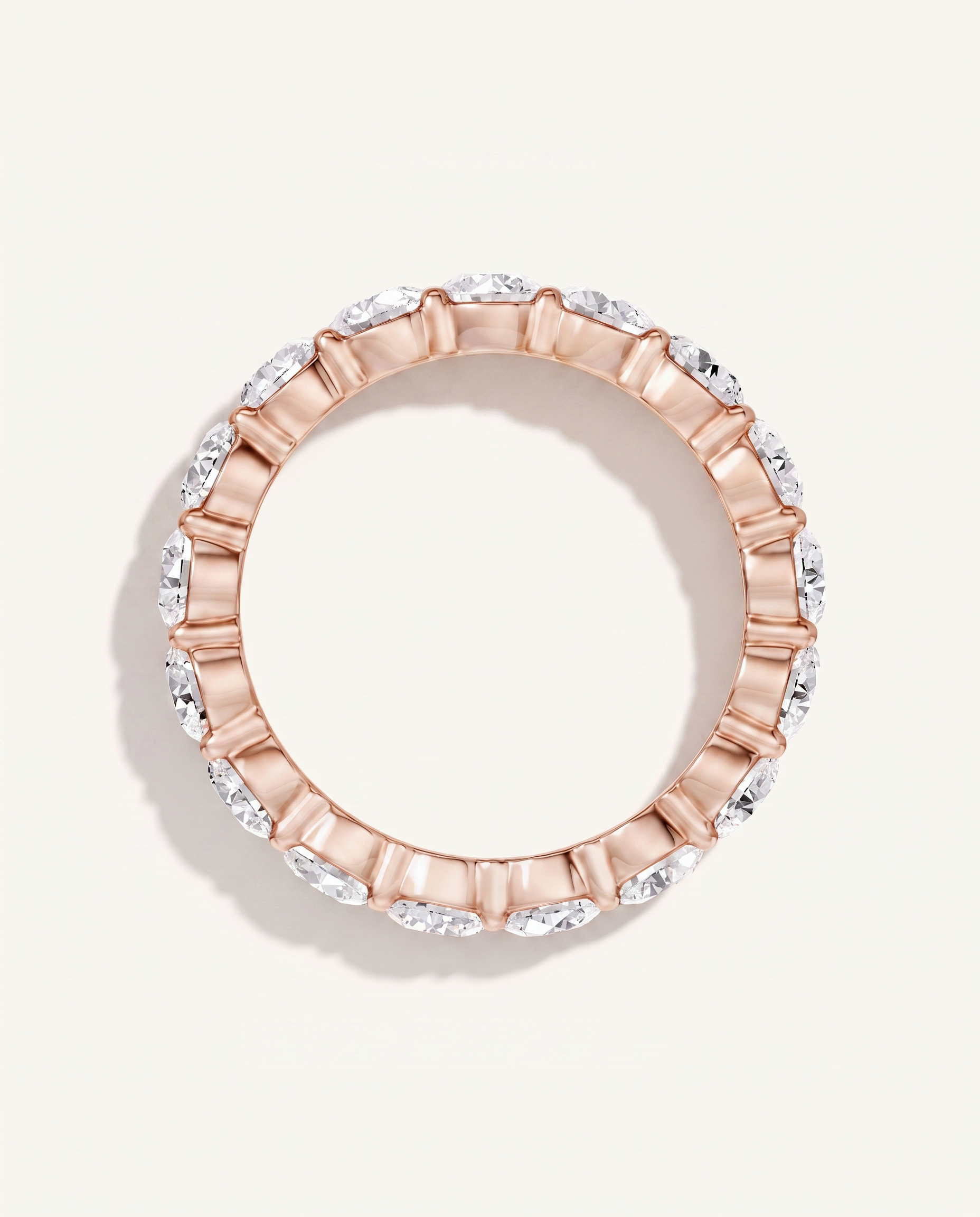 Sculpted Lab Diamond Eternity Ring (3.00ct. tw.)
