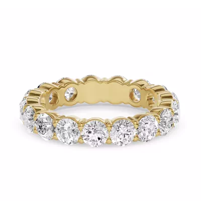 Sculpted Lab Diamond Eternity Ring (3.00ct. tw.)