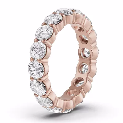 Sculpted Lab Diamond Eternity Ring (4.00ct. tw.)