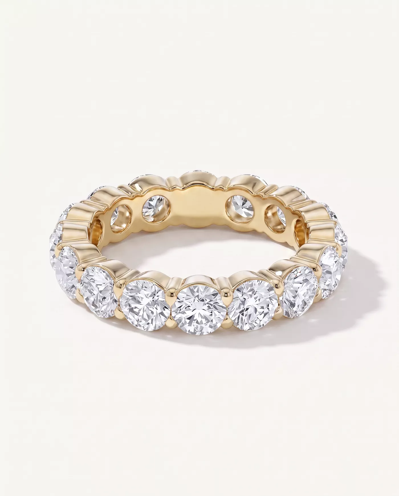 Sculpted Lab Diamond Eternity Ring (4.00ct. tw.)