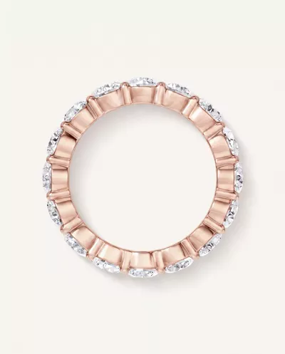 Sculpted Lab Diamond Eternity Ring (4.00ct. tw.)