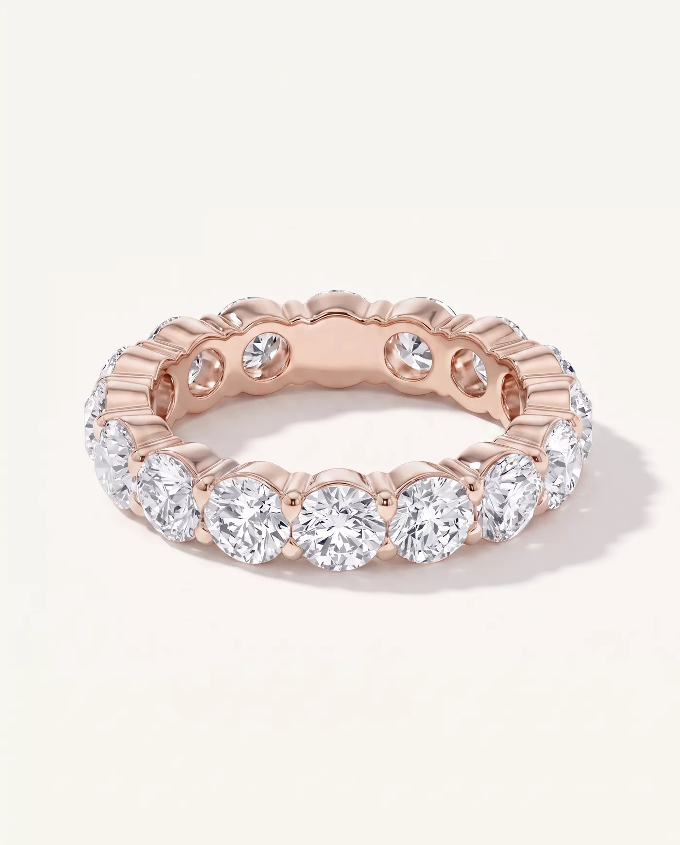 Sculpted Diamond Eternity Ring (4.00ct. tw.)