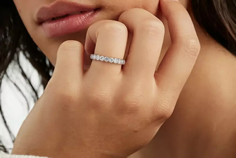 Platinum Unity Prong Lab Eternity Band (2.00ct. tw.)