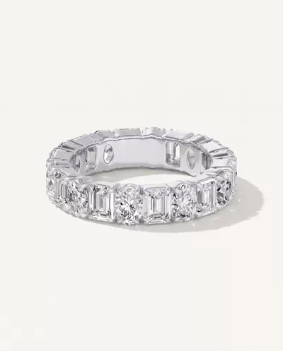 Oval and Emerald-Cut Lab Diamond Eternity Band (4.5ct tw)