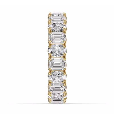 Oval and Emerald-Cut Lab Diamond Eternity Band (4.5ct tw)