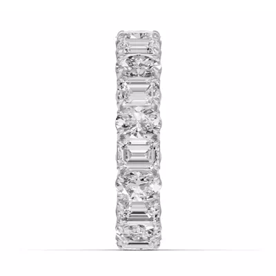 Oval and Emerald-Cut Diamond Eternity Band (4.5ct tw)