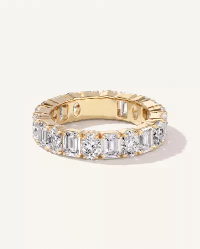 Oval and Emerald-Cut Diamond Eternity Band (4.5ct tw)