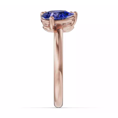Toi Et Moi Oval Lab Diamond & Pear Sapphire Ring (2.00 ct. tw.)