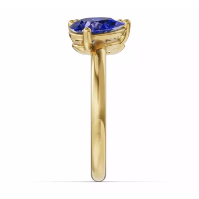 Toi Et Moi Oval Lab Diamond & Pear Sapphire Ring (2.00 ct. tw.)