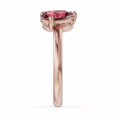 Toi Et Moi Oval Lab Diamond & Pear Ruby Ring (2.00 ct. tw.)