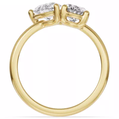 Toi Et Moi Oval & Pear Lab Diamond Ring (2.00 ct. tw.)