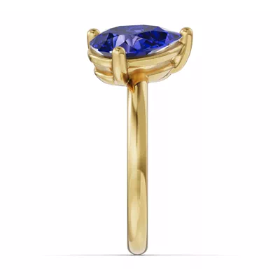 Toi Et Moi Oval Lab Diamond & Pear Sapphire Ring (3.00 ct. tw.)