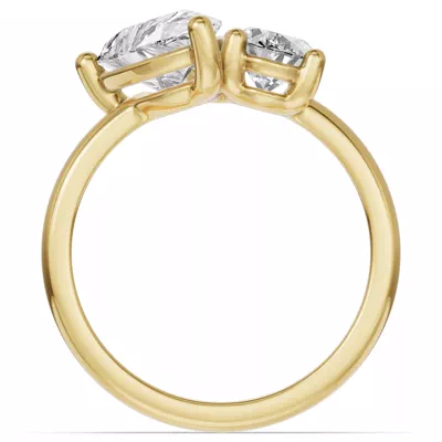 Toi Et Moi Oval & Pear Lab Diamond Ring (3.00 ct. tw.)