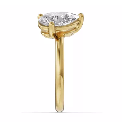 Toi Et Moi Oval & Pear Lab Diamond Ring (3.00 ct. tw.)
