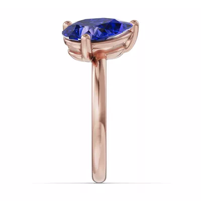 Toi Et Moi Oval Lab Diamond & Pear Sapphire Ring (4.00 ct. tw.)