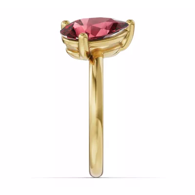 Toi Et Moi Oval Lab Diamond & Pear Ruby Ring (4.00 ct. tw.)