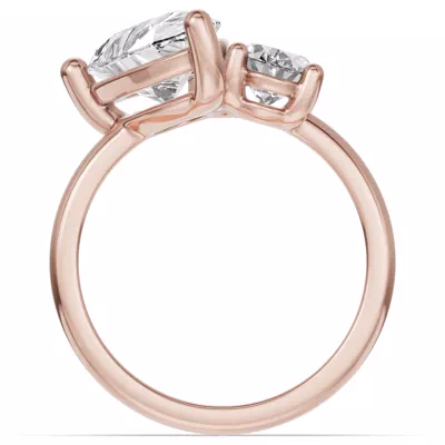 Toi Et Moi Oval & Pear Lab Diamond Ring (4.00 ct. tw.)