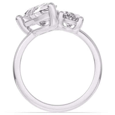 Toi Et Moi Oval & Pear Lab Diamond Ring (4.00 ct. tw.)