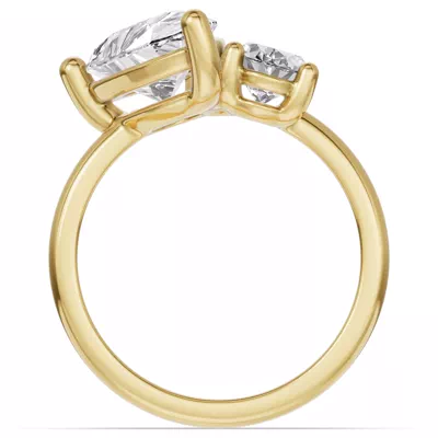 Toi Et Moi Oval & Pear Lab Diamond Ring (4.00 ct. tw.)