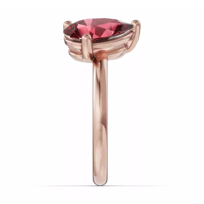 Toi Et Moi Oval Lab Diamond & Pear Ruby Ring (5.00 ct. tw.)