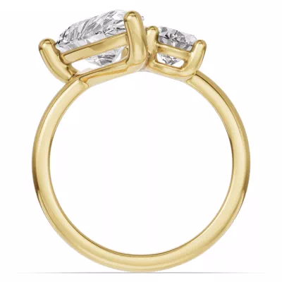 Toi Et Moi Oval & Pear Lab Diamond Ring (5.00 ct. tw.)